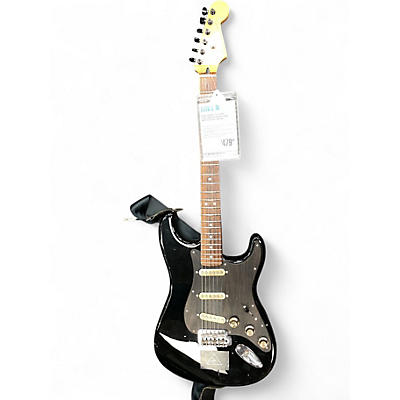 Used Fender Standard Stratocaster Black Solid Body Electric Guitar