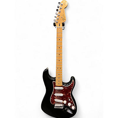 Used Fender Standard Stratocaster Black Solid Body Electric Guitar