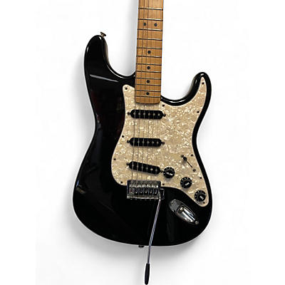 Used Fender Standard Stratocaster Black Solid Body Electric Guitar
