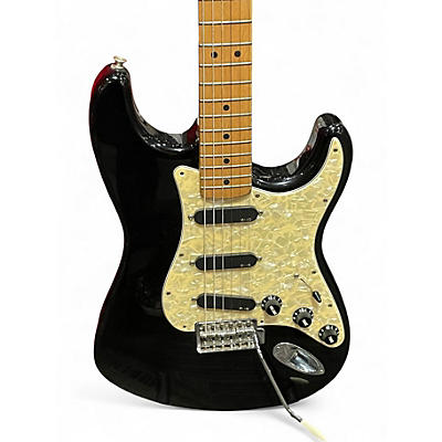 Used Fender Standard Stratocaster Black Solid Body Electric Guitar