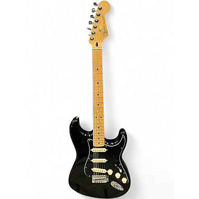 Used Fender Standard Stratocaster Black Solid Body Electric Guitar