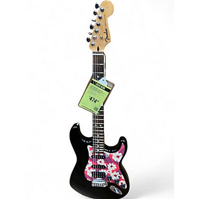 Used Fender Standard Stratocaster Black Solid Body Electric Guitar