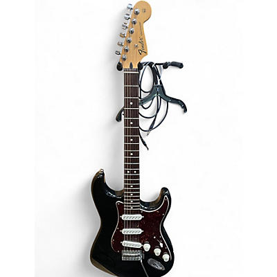 Used Fender Standard Stratocaster Black Solid Body Electric Guitar