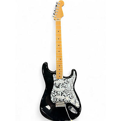 Used Fender Standard Stratocaster Black Solid Body Electric Guitar