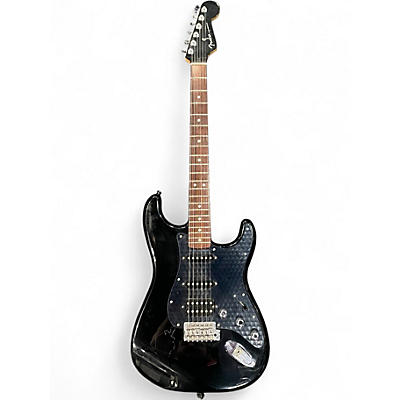 Used Fender Standard Stratocaster Black Solid Body Electric Guitar