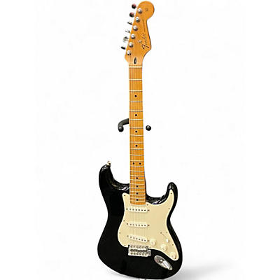 Used Fender Standard Stratocaster Black Solid Body Electric Guitar