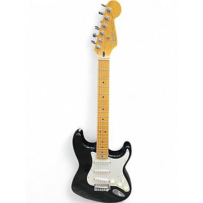 Used Fender Standard Stratocaster Black Solid Body Electric Guitar