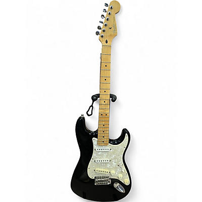 Used Fender Standard Stratocaster Black Solid Body Electric Guitar