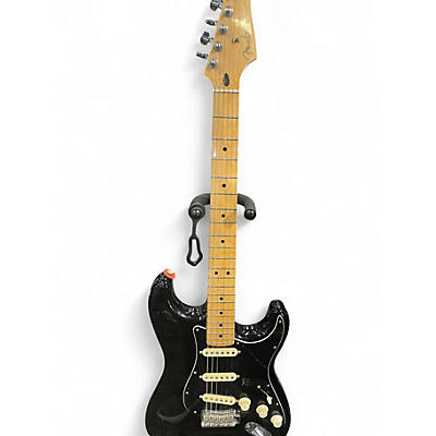 Used Fender Standard Stratocaster Black Solid Body Electric Guitar