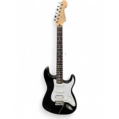 Used Fender Standard Stratocaster Black Solid Body Electric Guitar