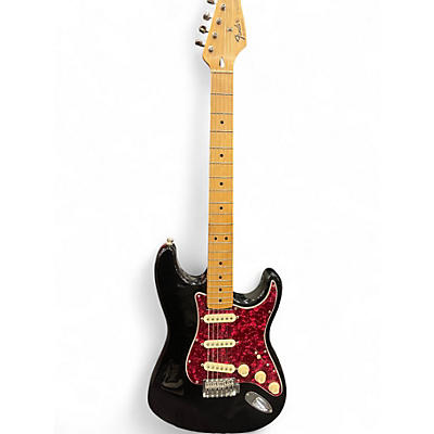 Used Fender Standard Stratocaster Black Solid Body Electric Guitar