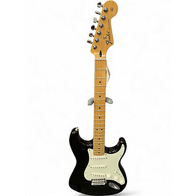 Used Fender Standard Stratocaster Black Solid Body Electric Guitar