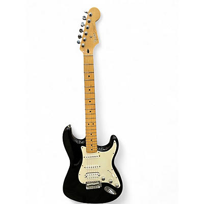 Used Fender Standard Stratocaster Black Solid Body Electric Guitar