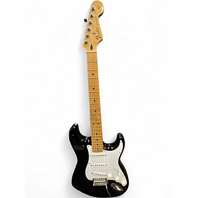 Used Fender Standard Stratocaster Black Solid Body Electric Guitar