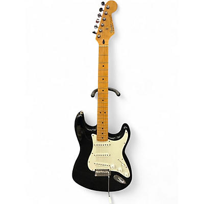 Used Fender Standard Stratocaster Black Solid Body Electric Guitar