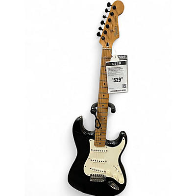 Used Fender Standard Stratocaster Black Solid Body Electric Guitar