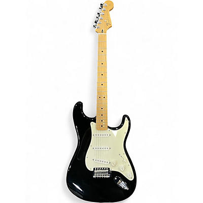 Used Fender Standard Stratocaster Black Solid Body Electric Guitar