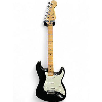 Used Fender Standard Stratocaster Black Solid Body Electric Guitar