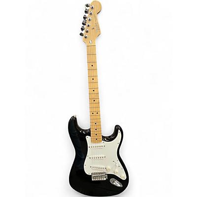 Used Fender Standard Stratocaster Black Solid Body Electric Guitar