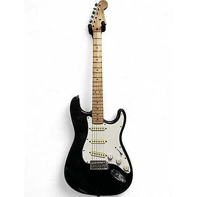 Used Fender Standard Stratocaster Black Solid Body Electric Guitar