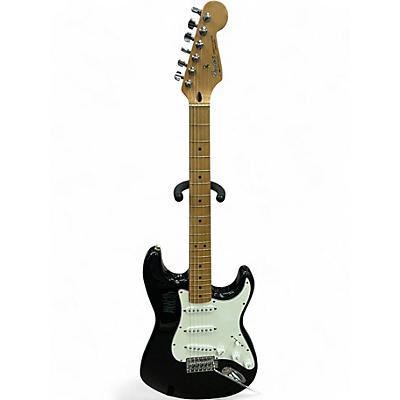 Used Fender Standard Stratocaster Black Solid Body Electric Guitar