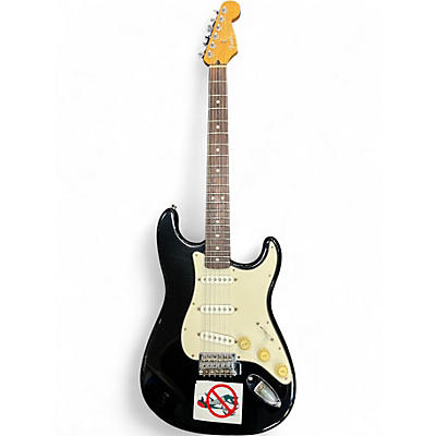 Used Fender Standard Stratocaster Black Solid Body Electric Guitar