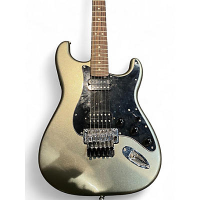 Used Fender Standard Stratocaster Black and Gold Solid Body Electric Guitar