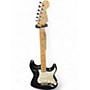 Used Fender Standard Stratocaster Black and White Solid Body Electric Guitar Black and White