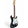 Used Fender Standard Stratocaster Black and White Solid Body Electric Guitar Black and White