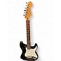 Used Fender Standard Stratocaster Black and White Solid Body Electric Guitar Black and White