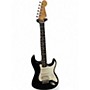 Used Fender Standard Stratocaster Black and White Solid Body Electric Guitar Black and White