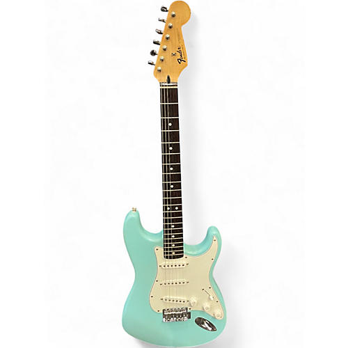 Used Fender Standard Stratocaster Blue Solid Body Electric Guitar Blue