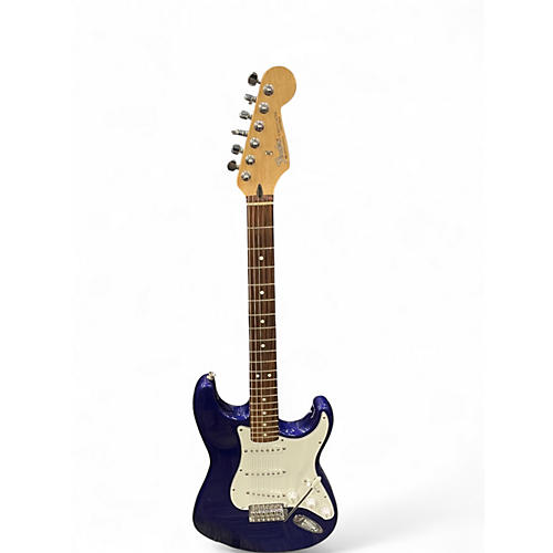 Used Fender Standard Stratocaster Blue Solid Body Electric Guitar Blue