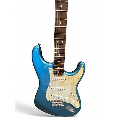 Used Fender Standard Stratocaster Blue Solid Body Electric Guitar
