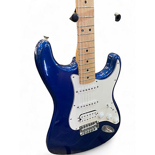 Used Fender Standard Stratocaster Blue Solid Body Electric Guitar Blue