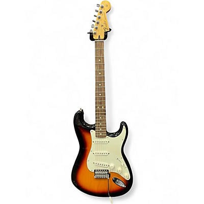 Used Fender Standard Stratocaster Brown Sunburst Solid Body Electric Guitar
