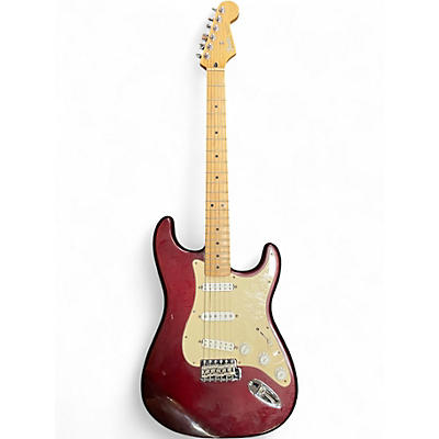 Used Fender Standard Stratocaster Burgundy Solid Body Electric Guitar