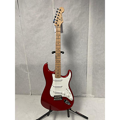 Fender Used Fender Standard Stratocaster Candy Apple Red Solid Body Electric Guitar