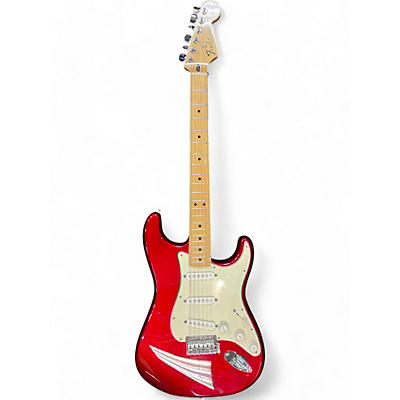 Fender Used Fender Standard Stratocaster Candy Apple Red Solid Body Electric Guitar