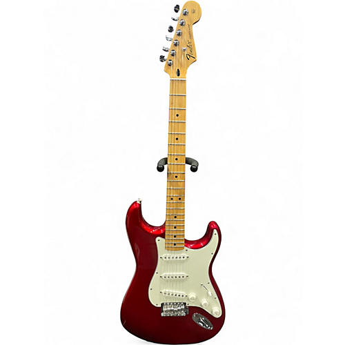 Used Fender Standard Stratocaster Candy Apple Red Solid Body Electric Guitar Candy Apple Red