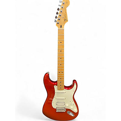 Used Fender Standard Stratocaster Candy Apple Red Solid Body Electric Guitar