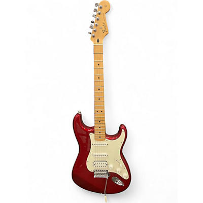 Used Fender Standard Stratocaster Candy Apple Red Solid Body Electric Guitar