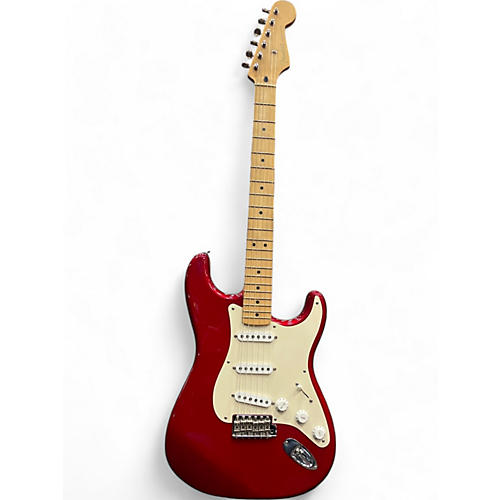 Fender Used Fender Standard Stratocaster Cherry Solid Body Electric Guitar Cherry