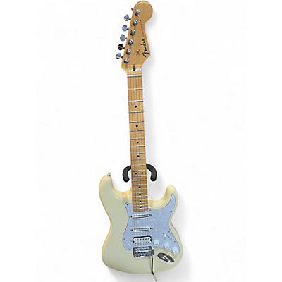 Used Fender Standard Stratocaster Cream Solid Body Electric Guitar