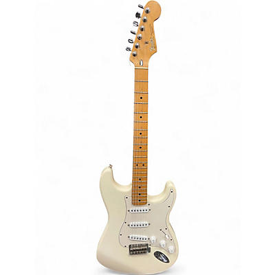 Used Fender Standard Stratocaster Cream Solid Body Electric Guitar