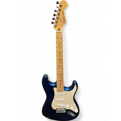 Fender Used Fender Standard Stratocaster Electron Blue Metallic Solid Body Electric Guitar Electron Blue Metallic