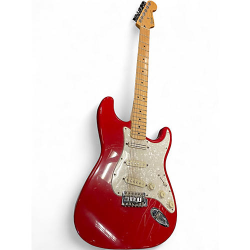 Used Fender Standard Stratocaster Fiesta Red Solid Body Electric Guitar Fiesta Red