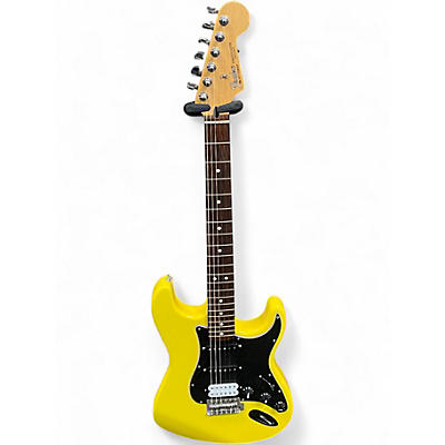 Used Fender Standard Stratocaster Graffiti Yellow Solid Body Electric Guitar