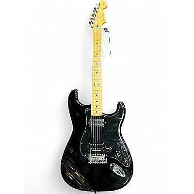Used Fender Standard Stratocaster HH Black Solid Body Electric Guitar