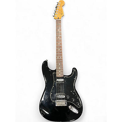 Used Fender Standard Stratocaster HH Black Solid Body Electric Guitar